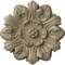 Ekena Millwork Emery Leaf Ceiling Medallion, Hand-Painted Gobi Desert, 7 5/8"OD x 1"P CM07EMGDF - alternate 1